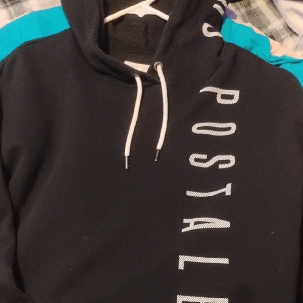 Aeropostale Black Hoodie with White Lettering